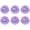 Light Purple, variant on 6 Pcs Sky Blue Paper Flowers, 6" 3D Tissue Pom Poms, Wedding & Birthday Party Decorations
