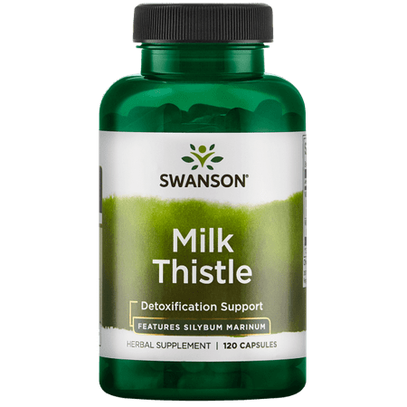 Swanson Milk Thistle - Features 80% Silymarin 120