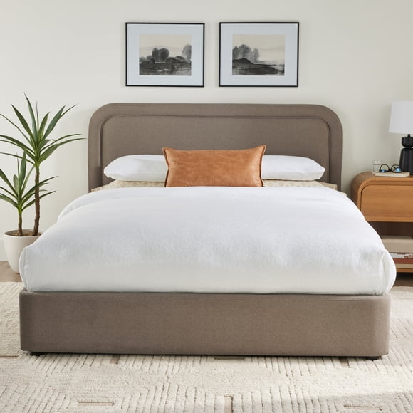 Better Homes & Gardens Juliet Queen Platform Bed, Sand