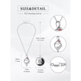 thumbnail image 5 of CACA LADY Mother Daughter Necklace 925 Sterling Silver Infinity 3 Elephant with Zircon Heart Pendant Necklace 3 Elephants Family for Mom Daughter Jewelry Gift for Women, 5 of 6