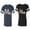 Men Navy / Women Black, variant on Old Mr Mrs Matching Couple Cotton Jerseys (Men Navy / Women Black) (Men S / Women S)