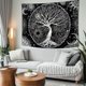 thumbnail image 3 of Tapiz de cielo estrellado, tapiz hippie para dormitorio, 180 x 230 cm, 3 of 4