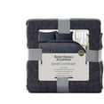 thumbnail image 3 of Better Homes & Gardens Paisley Matelasse 3-Piece Duvet Set, Grey, Full/Queen, 3 of 11