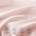 thumbnail image 6 of SLEEP ZONE 85gsm Bed Sheet Set, Microfiber Wrinkle-free Bedding set with 14" Pocket Pink, Full, 6 of 9