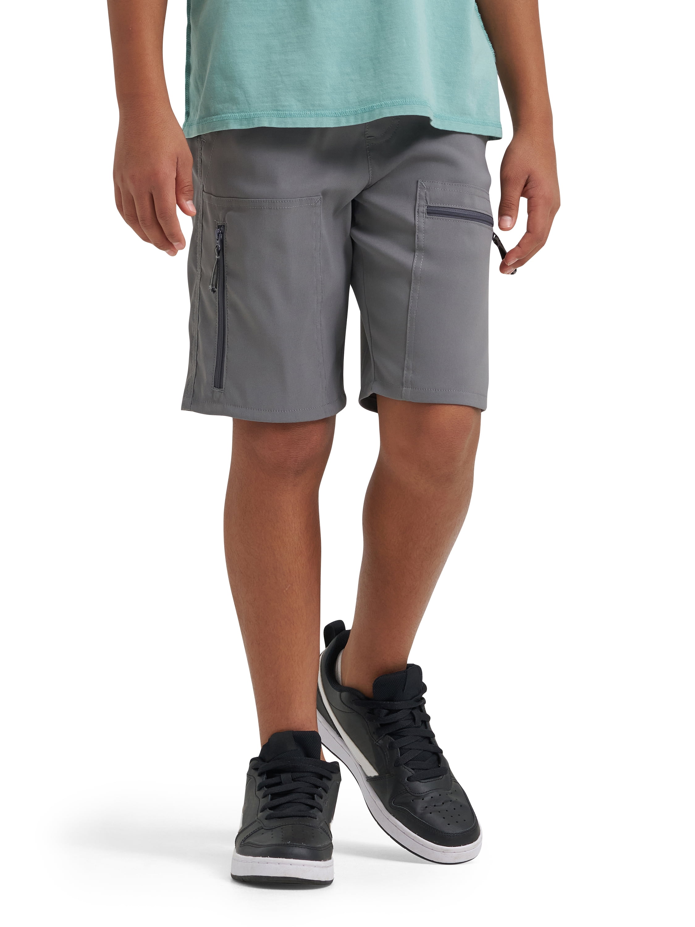 Wrangler® Boy's Tech Cargo Shorts with Screen Cleaner, Sizes XS-2XL & Husky