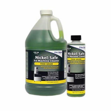 Nu Teak Cleaner - Nu Calgon 4287-34 Nickel Safe Ice Machine Cleaner, 16 fl-oz Bottle, Liquid, Green, Mild Chemical, 1.19 sg, <1