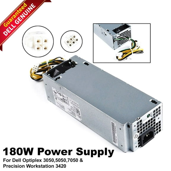 Pre-Owned Dell OptiPlex 3050 5050 7050 SFF Small Form Factor 180 Watt Power Supply WWM46