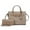 Taupe, variant on MKF Collection Virginia Women's Tote Bag With Wallet Vegan Leather Handbag Purse Set by Mia K.- Olive