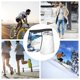 thumbnail image 4 of Fotbe Blue Flying Butterflies Calzoncillos Tipo Boxer con Bolsa de Soporte Total para Hombre, X-Temp Fresco, Transpirable y de Secado Rápido-XX-Large, 4 of 5