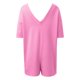 thumbnail image 5 of Mono corto de verano sin espalda para mujer: mono deportivo holgado para la playa, color liso, informal, tallas S-XL, 5 of 6