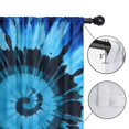 thumbnail image 4 of Blackout Kids Curtains,Blue Tie Dye Mandala Pattern Childrens Insulated Curtains Set Of 2,Bedroom Essentials,Toddler Room Decor 42"x54", 4 of 5