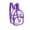Purple, variant on Clear Mini Backpack, Waterproof PVC Small Transparent Daypack for Stadium Security Travel