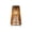 Brown-BW Home Decor, variant on JJV Solar Powered Outdoor Rattan Floor Lamp Waterproof Freestanding for Patio Garden Deck Warm Glowing Ambiance No Wiring Needed Bohemian Style 12x6 Inch