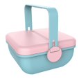 thumbnail image 1 of Four Grids Salad Bowl Fresh-keeping Box Lunch Box Portable Food Container Food Box for School Picnic Office, 1 of 9