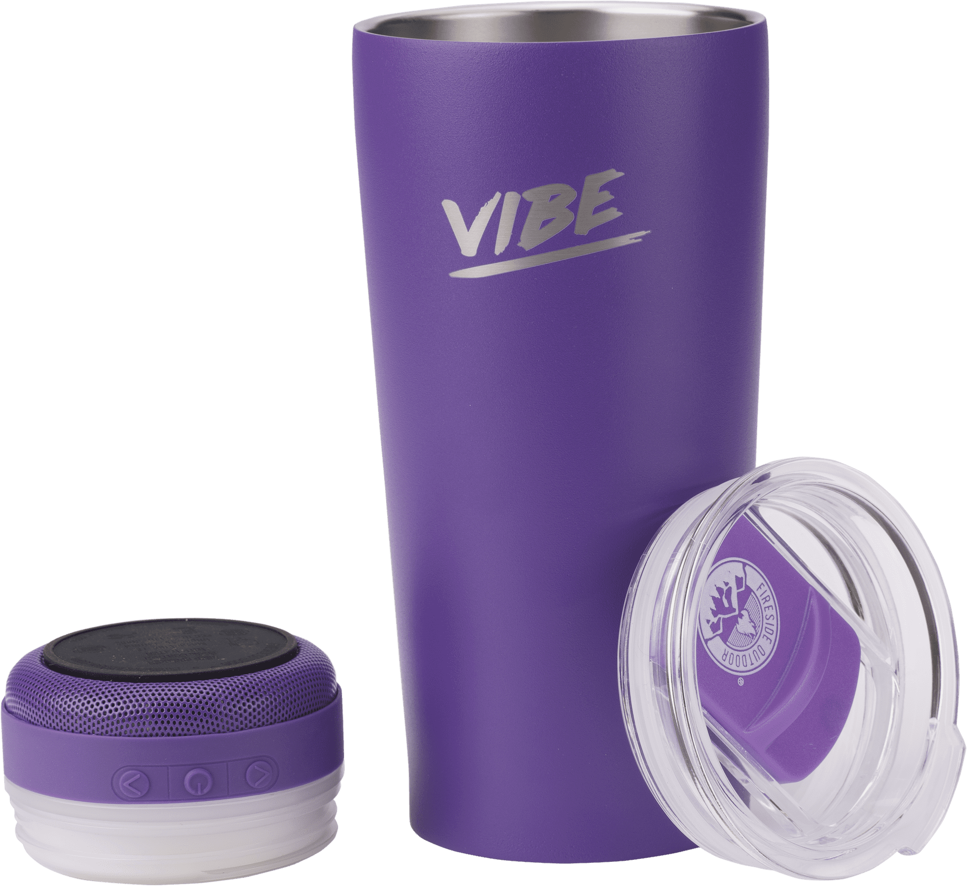 Vibe 28oz - Tumbler with Speaker - Purple