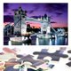 thumbnail image 3 of Gwong Juguete 1000pcs Tower Bridge Paper Jigsaw Puzzle Game Adult Casual Kids Intelligence Toy Gwong 30005366, 3 of 7