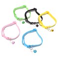 thumbnail image 2 of Shisuyan 5Pcs Reflective Cat Collars Cat Dog Collars Decorative Kitten Collars Portable Puppy Collars with Bell, 2 of 8