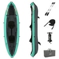 thumbnail image 2 of Hydro Force Ventura Elite X2 Kayak 10'10" x 34"  -  2 Adults, 440 lb Capacity, 90" Aluminum Paddles, Air Hammer Hand Pump, Removable Fins, Adjustable Seats, Carry/Storage Bag, Coated Nylon Hull, 2 of 8