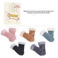 thumbnail image 3 of Guantes de invierno para mujer Guantes de gamuza cálidos de invierno para mujer con pantalla táctil yeacher Guantes, 3 of 7