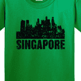 thumbnail image 4 of Inktastic Singapore City Skyline with Grunge Youth T-Shirt, 4 of 5