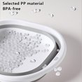 thumbnail image 6 of Collapsible Cat Litter Box,Open Potty Pan Cat Toilet Foldable Portable Cats Litter Box Travel Litter ,Waterproof Low Entrance for Kitten and Cat Toilet Easy Clean 12x8.3x4.3in(Grey), 6 of 8
