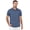 Dark Blue, variant on QDG Men's Short Sleeve Polo Shirts Casual Collared Comfortable Fit Ideal for Daily & Golf Wear