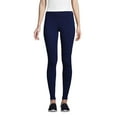 thumbnail image 3 of Lands' End Women's Petite Starfish Mid Rise Knit Leggings, 3 of 3