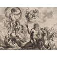thumbnail image 2 of Cornelis Schut 24x19 Gold Ornate Framed and Double Matted Museum Art Print Titled - Neptune with Two Horses on the Sea, 2 of 4