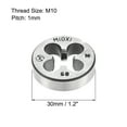 thumbnail image 2 of Uxcell M10 x 1 Metric Left Hand Alloy Tool Steel Machine Thread Round Threading Dies, 2 of 5