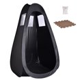 thumbnail image 2 of Black Pop Up Airbrush Makeup Sunless Over Spray Tanning Tent Booth Clear Window Water-resistant, 2 of 9