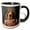 Black/White, variant on 3drose, Basset Hound Royal Portrait Canine Majesty, 11oz Magic Transforming Mug