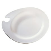 10 Strawberry Street Appetizer Plate with Wine Cup Holder Set of 4