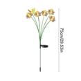 thumbnail image 2 of Solar Fiber Optic Garden Stake, Cherry Blossom Flower Light, Waterproof Pathway Decor, Color Changing LED Stake for Walkway, Outdoor Lawn Art for Spring & Summer​, B, 2 of 5