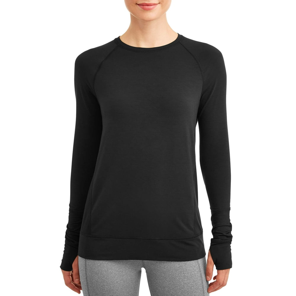 Avia Avia Women's Active Performance Long Sleeve TShirt Walmart