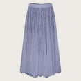 thumbnail image 2 of Sequin Skirt Elastic High Waisted A-Line Sparkle Pleated Skirts Color:Grey Size:S, 2 of 7