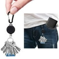 thumbnail image 4 of OUSITAID 5x Porte-Clés Rétractable Compact Enrouleur de Porte-Badge Mousqueton, 4 of 10