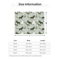 thumbnail image 2 of Salouo green plaid Moose tree Print Throw Blanket Gifts for Women Men Soft Flannel Blanket for Home Living Room Decor Bedroom Blanket Gifts for Mom Dad -80"x60", 2 of 7