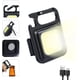 thumbnail image 2 of Mini linterna LED de trabajo, luz deslumbrante COB para llavero, lámparas de emergencia de carga USB, Luz Portátil para exteriores, luz impermeable para acampar, 2 of 4
