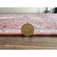 thumbnail image 5 of GLN Rugs Camelot - Indoor, Machine Washable Area Rug - 8'x10' Turkish - Pink / Coral Home Carpet, 5 of 8
