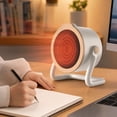 thumbnail image 6 of YiJuHui Desktop Ceramic Space Heater, 360° Oscillating Quiet Fast Heating for Home Office Bedroom, Portable Electric Heater with Thermostat & Overheat Protection, 6 of 7