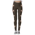 thumbnail image 3 of WILLBEST Leggings con Estampado Navideño para Mujer, Pantalones de Yoga de Cintura Alta para Entrenamiento Y Fitness, Tela Suave, Elástica Y Cómoda. Grande, 3 of 4