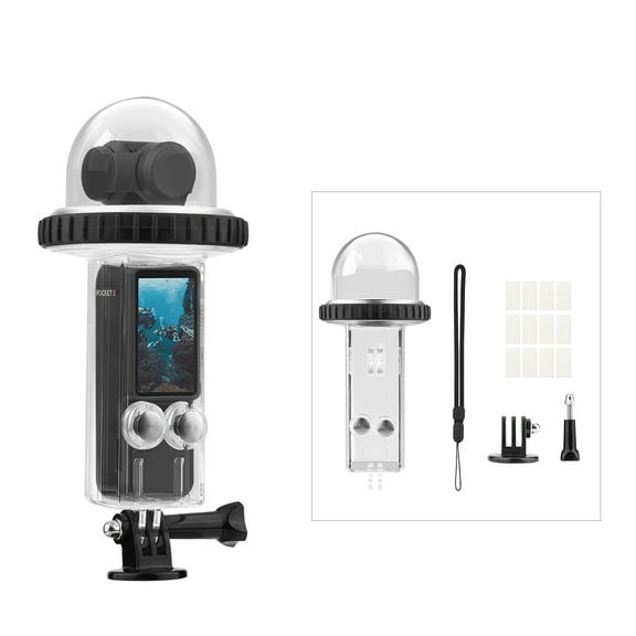 Transparent Waterproof Case for DJI Osmo Pocket 3, 40M Underwater Housing, Highly Transparent PC Material, for Surfing, Diving, Swimming, Traveling etc.