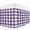 Grey Purple, variant on Brown Checkered Bed Skirt King Size, Farmhouse Buffalo Plaid Wrap Around Bed Skirting with Adjustable Elastic Strap, Dust Ruffle Pleated Bedskirts 16 Inch Drop for Bedroom King Beds