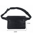 thumbnail image 4 of Riñonera De Natación Bolsa de natación impermeable Esquí Drift Buceo Hombro Riñonera Bolsa (Negro), 4 of 5
