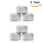 GOLDTONE PRODUCTS Premium Replacement Charcoal Water Filters for Cuisinart Coffee Machine,Universal Fit Cuisinart Water Filter Cartridges,Pack of 6