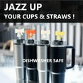 thumbnail image 4 of BZUEPRS 3 Pcs Classic Pink Bow Straw Covers Cap Toppers Compatible with Stanley 30&40 oz Tumbler Cups,Reusable Cute Silicone Straw Tips Lids Protectors for 0.4 in/10mm Stanley Cups Straw Accessories, 4 of 12
