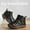 Black, variant on kakina CMSX Kids Boys Girls Trail Running Shoes,Fashion Casual Sole Warm Plush Thick Cotton Comfortable Boots Fur Lined Hiking Walking Shoes