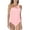 Pink, variant on Swimsuits for Women Push Up Tankini Set with Swim Skirt High Waisted Bikini Bathing Suit Modest Coverage Beachwear Outfits