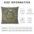 thumbnail image 5 of Shiartex Rustic Be Still Green Olive Wreath Vintage Farmhouse Décor Spring Summer Sign Decoration  Home Decorative Throw Pillow Case Cushion Cover with Words for Sofa Couch, 5 of 5