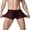 Purple, variant on Mens Underwear Fashion Ice Silk Panties Briefs Fashion Breathable Nylon Mesh Boxers